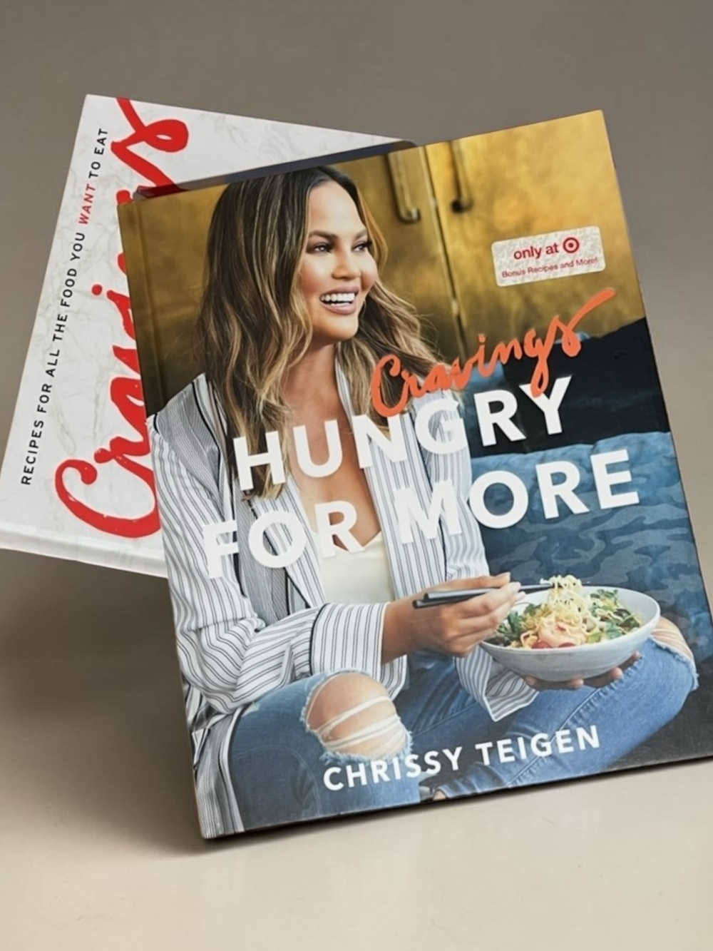 Chrissy Teigen Cravings and Cravings Hungry for More Hard Cover Cookbooks
